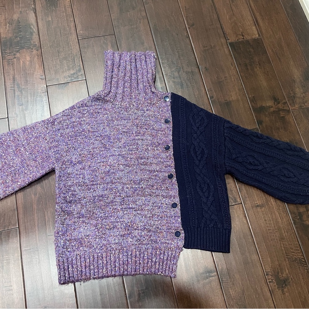 Asymmetrical Sweater from Japanese Brand Lily Brown